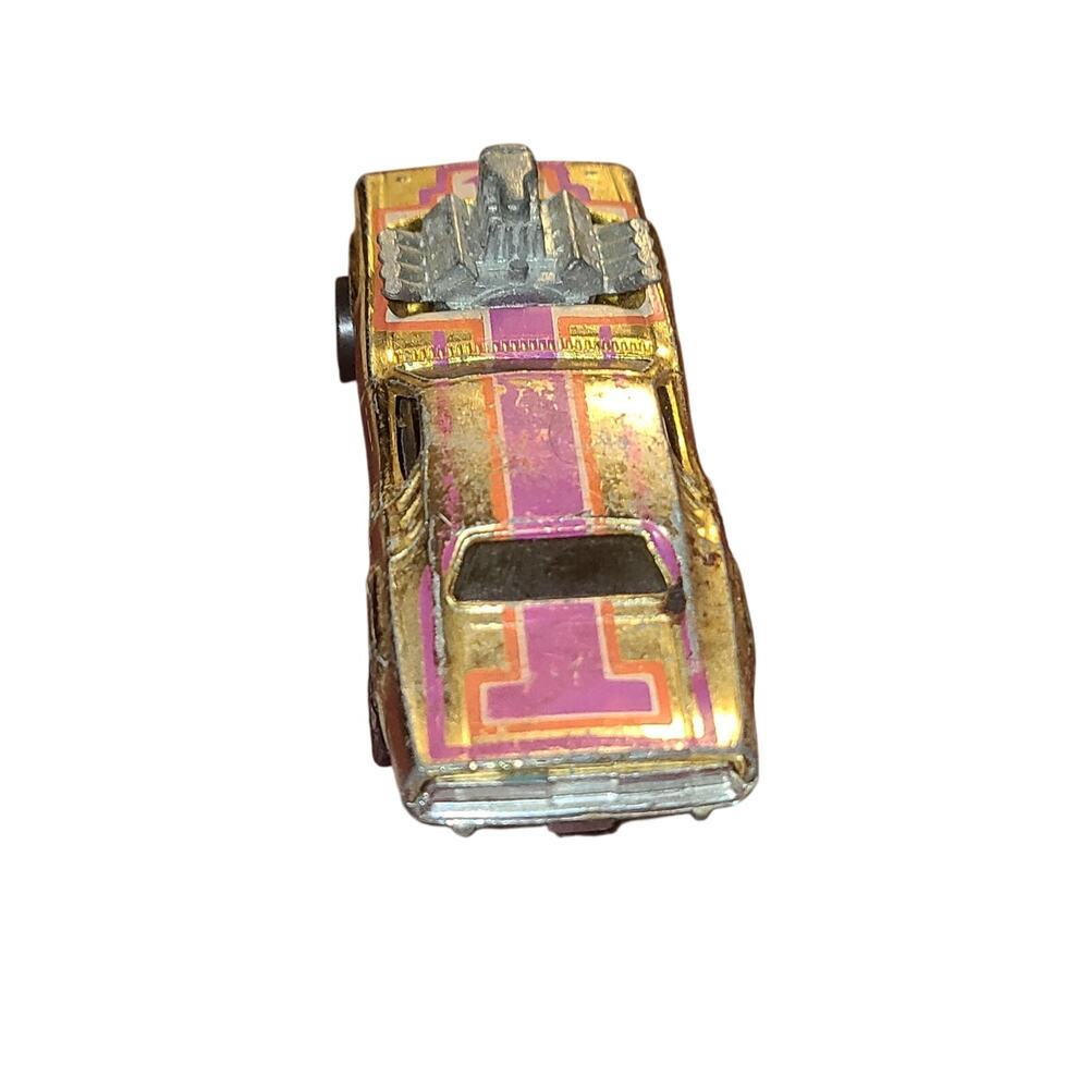 Hot Wheels 1970 RODGER DODGER Blackwall Gold Chrome Hong Kong diecast high grade - Picture 5 of 6
